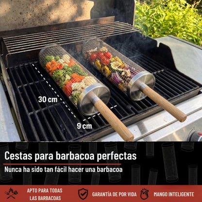 Cesta para parrilla Pro