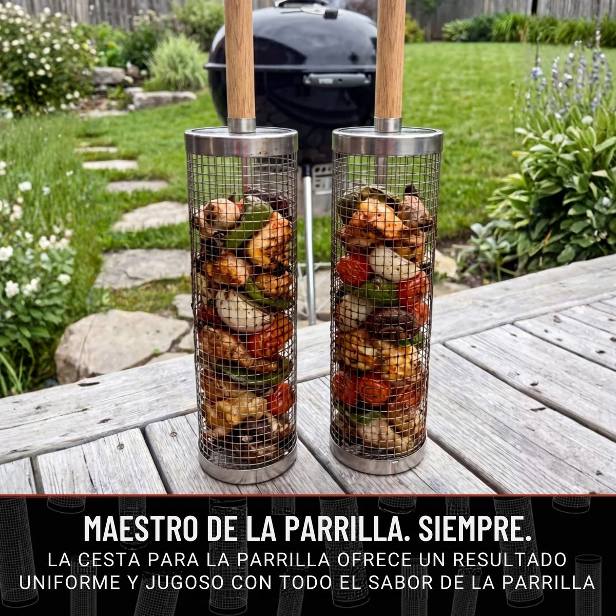 Cesta para parrilla Pro